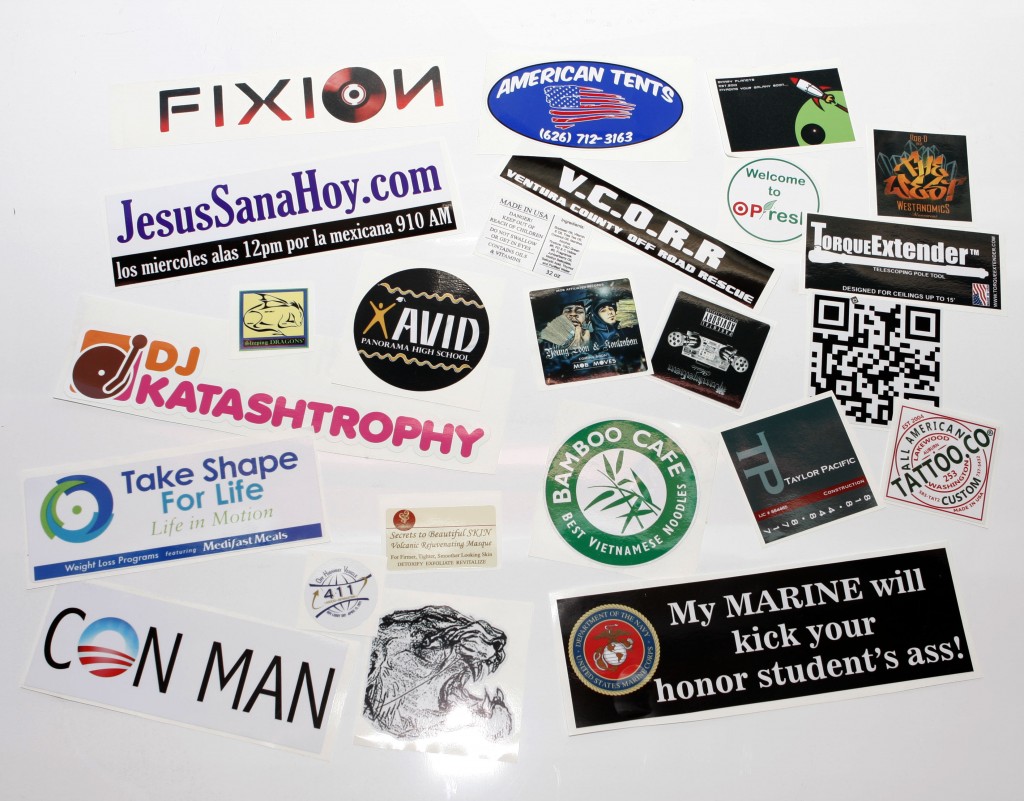 custom printed stickers bumper stickers at spectracolor in simi valley, ca