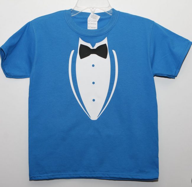 Tuxedo Custom t shirt printing design at spectracolor simi valley ca