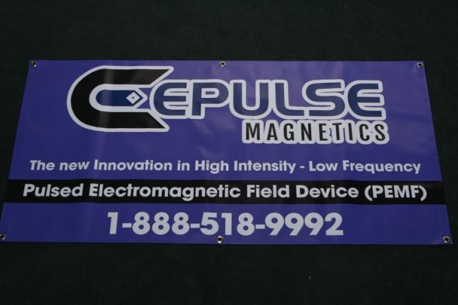 Outdoor vinyl banner printing done onsite at Spectracolor in Simi Valley CA