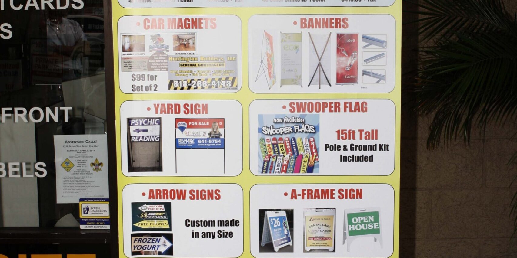 Portable Retractable Banner Stand by spectracolor sign shop in simi valley ca