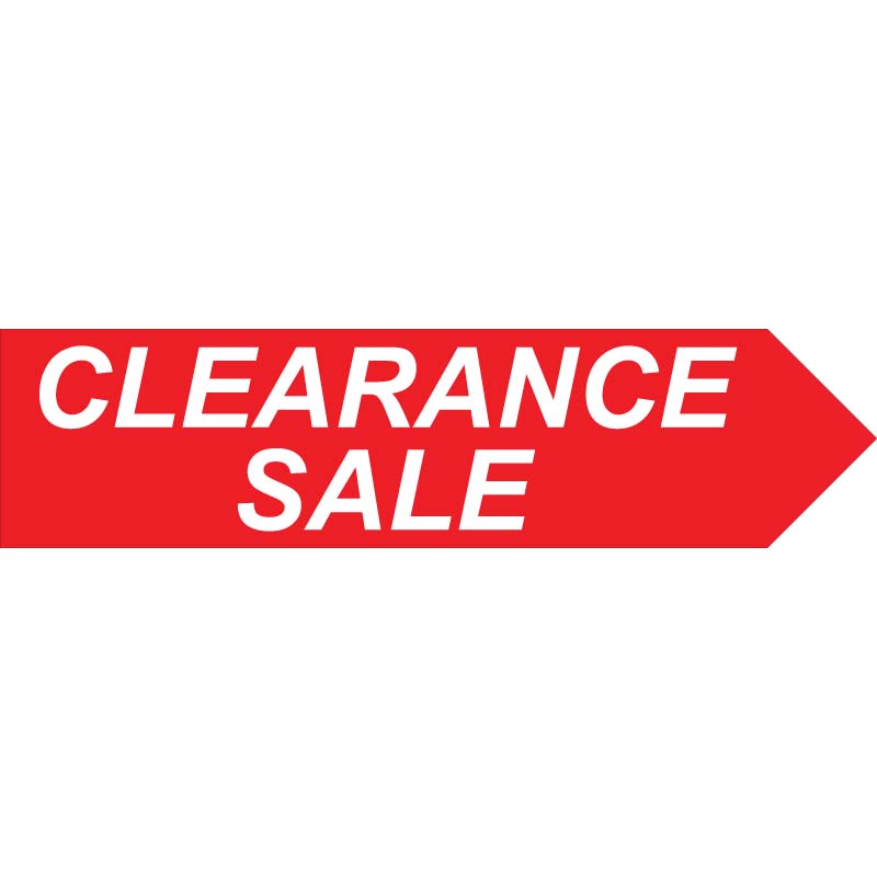 Clearance Sale Sign 