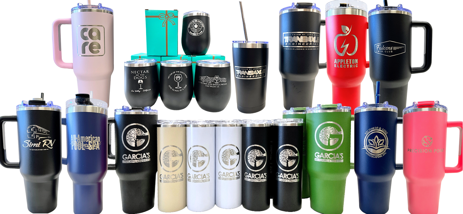 CUSTOM LASER ENGRAVED TUMBLERS SIMI VALLEY