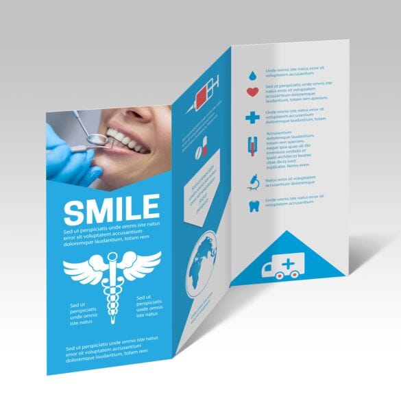 flyers-z-fold Z-fold brochure product example