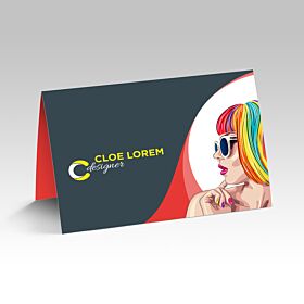 fold over business cards printing sample