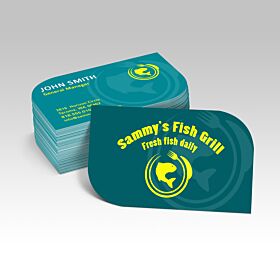 leaf business cards printing sample