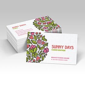 linen uncoated business cards printing sample