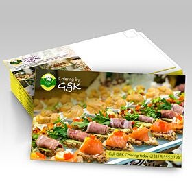 painted edge postcards printing example