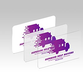 plastic business cards printing sample