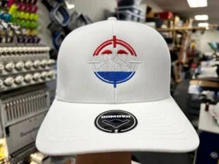 Actual custom embroidery project by SpectraColor